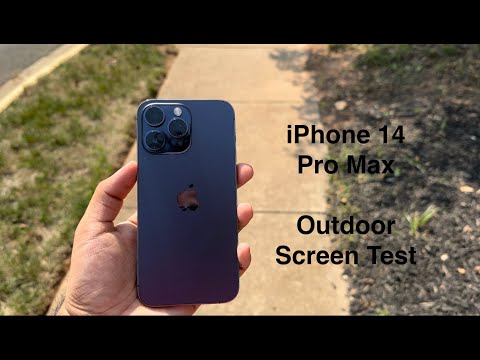 iPhone 14 Pro Max VS iPhone 13 Pro Max - Outdoor  Screen Test