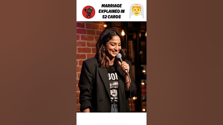 The Dark Truth About Marriage (in 52 cards) ♠️ #funny #standupcomedy #standup #comedy