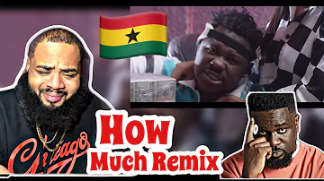 Medikal - How Much remix ft. Sarkodie & Omar Sterling (MUSIC VIDEO) | REACTION