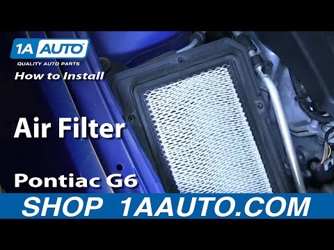 How to Replace Air Filter 05-10 Pontiac G6