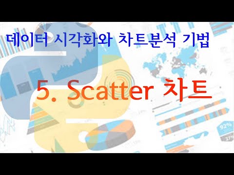 [파이썬 데이터 시각화와 차트분석 사례] - 5. Scatter 차트