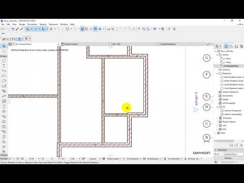 არქიკადის ვიდეო კურსი. შენობის პროექტირება. თემა-6 კედლების რედაქტირება გაგრძელება 1