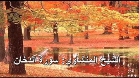 044- سورة الدخان- الشيخ محمد صديق المنشاوي (النسخة الحديثة المطورة - القرآن كاملا)