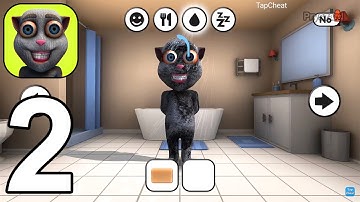 Talking Juan - Gameplay Walkthrough Part 2 Bath, Shower, MiniGames (iOS, Android)