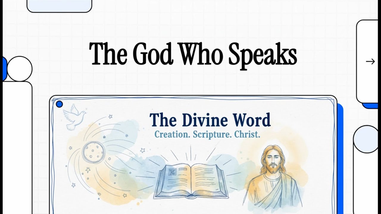 Lesson 01   Brief    The God Who Speaks Revelation
