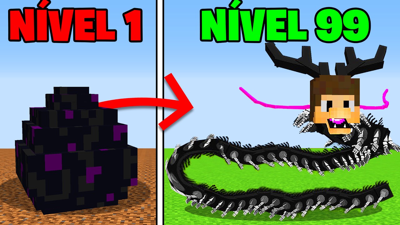 Me Transformei em DRAGÃO no Minecraft