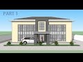 Sketchup make an Office building Part 1