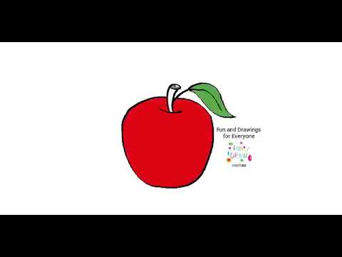 Hvordan tegne et eple 🍎