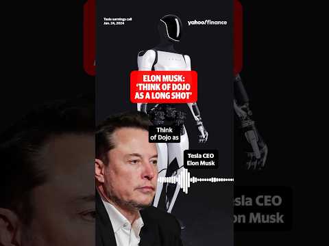Tesla CEO Elon Musk: ‘Think of Dojo as a long shot’ #shorts
