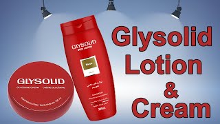 Glysolid Cream VS glysolid Body Lotion  l مقارنه بين كريم جليسوليد ووبدي لوشن جليسوليد لتفتيح البشره
