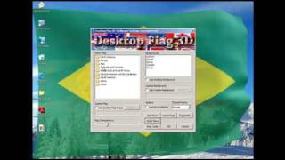 Desktop flag 3D screenshot 3