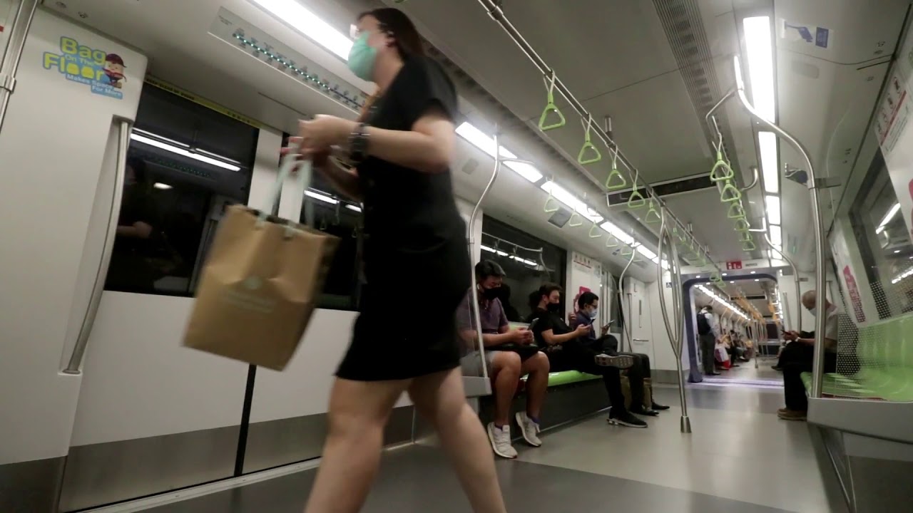 City Cam: Singapore train ride from Fort Canning to Little India MRT station