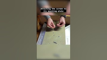 Mounting the backbox screen. Fits like a glove! #04