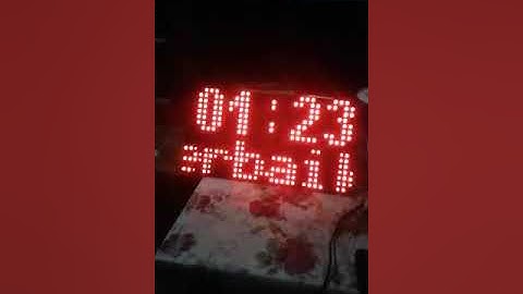 P10 led Matrix Digital Prayer Time Using Arduino and DMD library