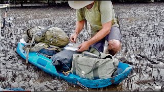 Mangrove Mud Sled.. Solo Swamp Camping Adventure..