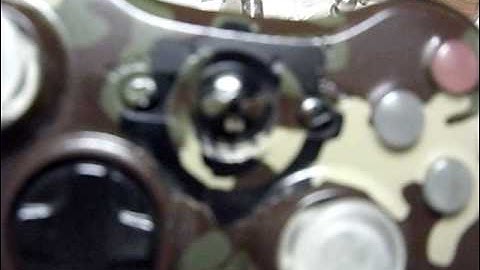 xbox 360 custom gears of war urban camo controller