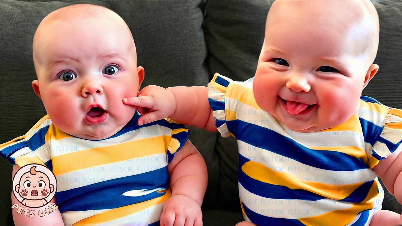 When Twins & Triplets Babies Team Up as the Funniest Family Comedy Duo Ever