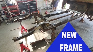 VW TYPE 2 single cab extreme rusted out frame replacement