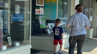 Storefront Exhibit of Student and Needham Artists