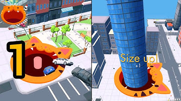 Black Hole : Eat The World Gameplay walkthrough Part 1 - Android & ios Gameplay 