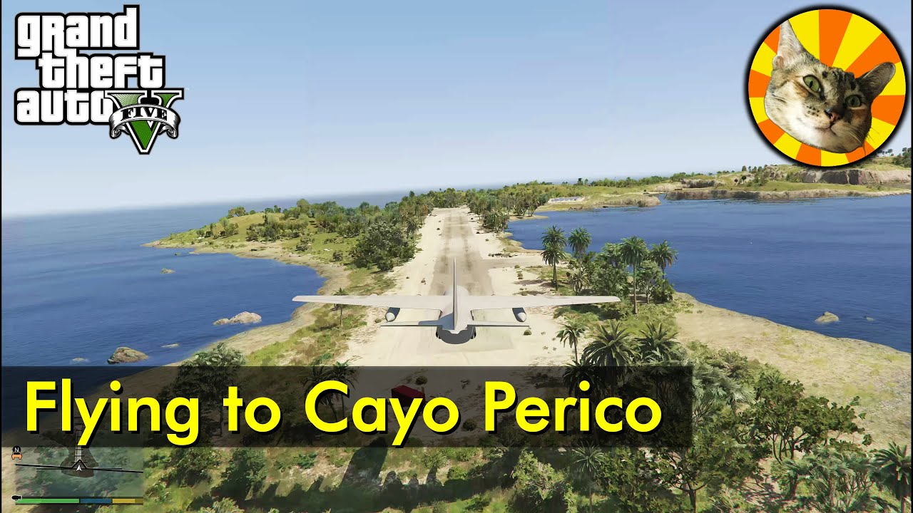 Flying from Trevor's airfield to Cayo Perico | GTA V - YouTube