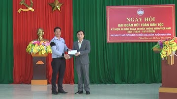 Tưng bừng ngày hội đại đoàn kết toàn dân khu dân cư Làng Phống Bàn Thị Trấn Lang Chánh
