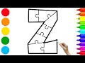 How to Draw Letters, ABC, A to Z | step by step