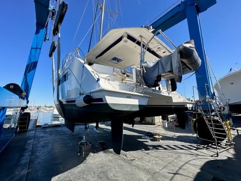 ⁣Leopard 40 Catamaran Hull Design & Ocean Volt Electric Motor Propulsion ServoProp sail drive By Ian