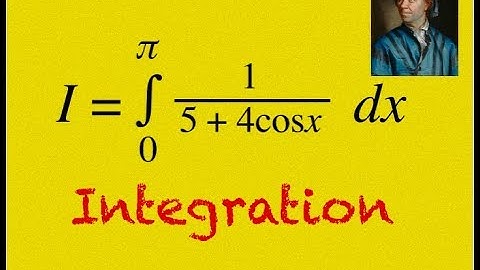 Integrate 1/(5 + 4cos(x)) dx