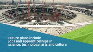 We produced this video to celebrate the apprentices that work and have worked on and around Queen Elizabeth Olympic Park.