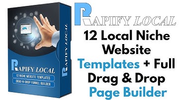 Rapify Local Review Demo Bonus - 12 Local Niche Website Templates + Full Drag & Drop Page Builder