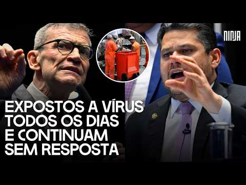 💥Contarato calls out Alcolumbre in the Senate for passing doctors' wage floor while ignoring sani...