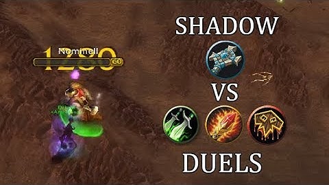 Dueling VS Rogue, Mage, Shaman | Shadow Priest PvP WoW Classic