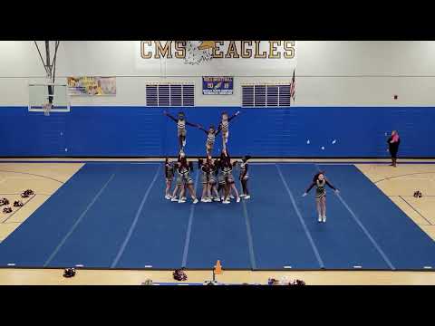 Floyd T. Binns Middle School at Caroline Cheerleading Competition 2022
