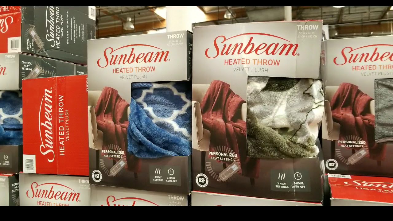 sunbeam heated throw nz