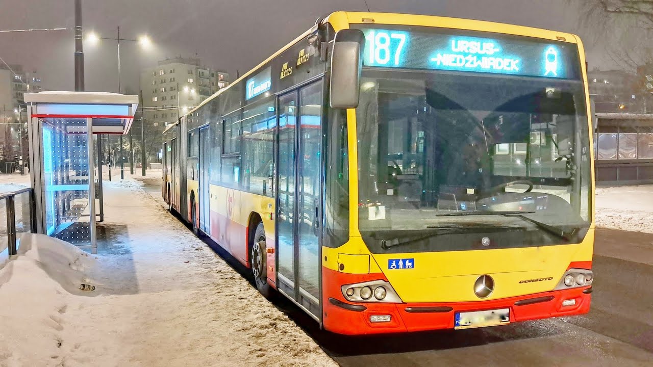 WARSZAWA 187 BUS: URSUS-NIEDŹWIADEK - STEGNY - URSUS-NIEDŹWIADEK