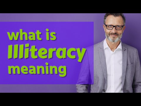 Illiteracy | Meaning of illiteracy