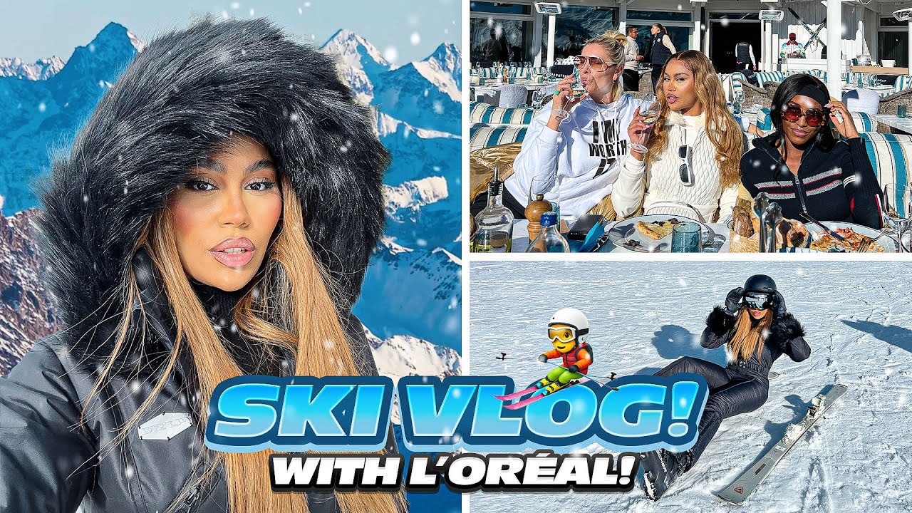 FIRST TIME SKIING VLOG | COME WITH ME ON A BRAND TRIP TO COURCHEVEL