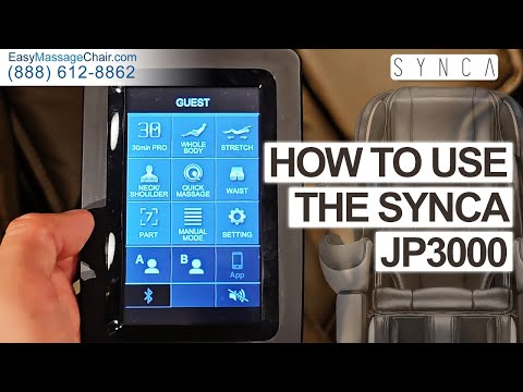 How To Use The Synca JP3000 Massage Chair