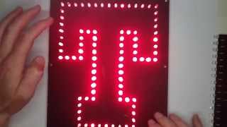 Prototype LED beer signs.