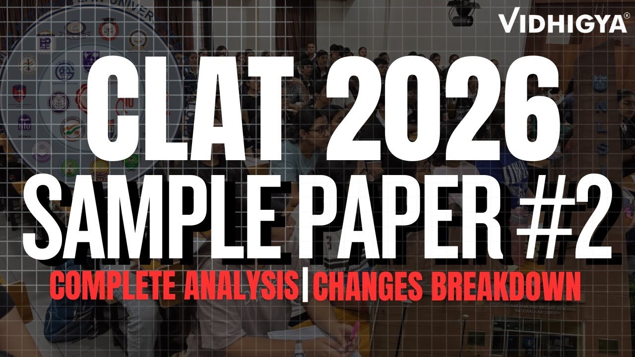 CLAT 2026 Official Sample Paper 2.0 Logical Reasoning Analysis ...