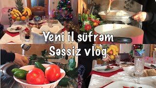Yeni Il Süfrəmnələr Hazırladımsessiz Vlog