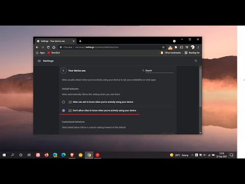 How to disable