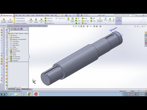 Video: How To Draw A Shaft