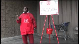 Salvation Army Army Singing Bell Ringer