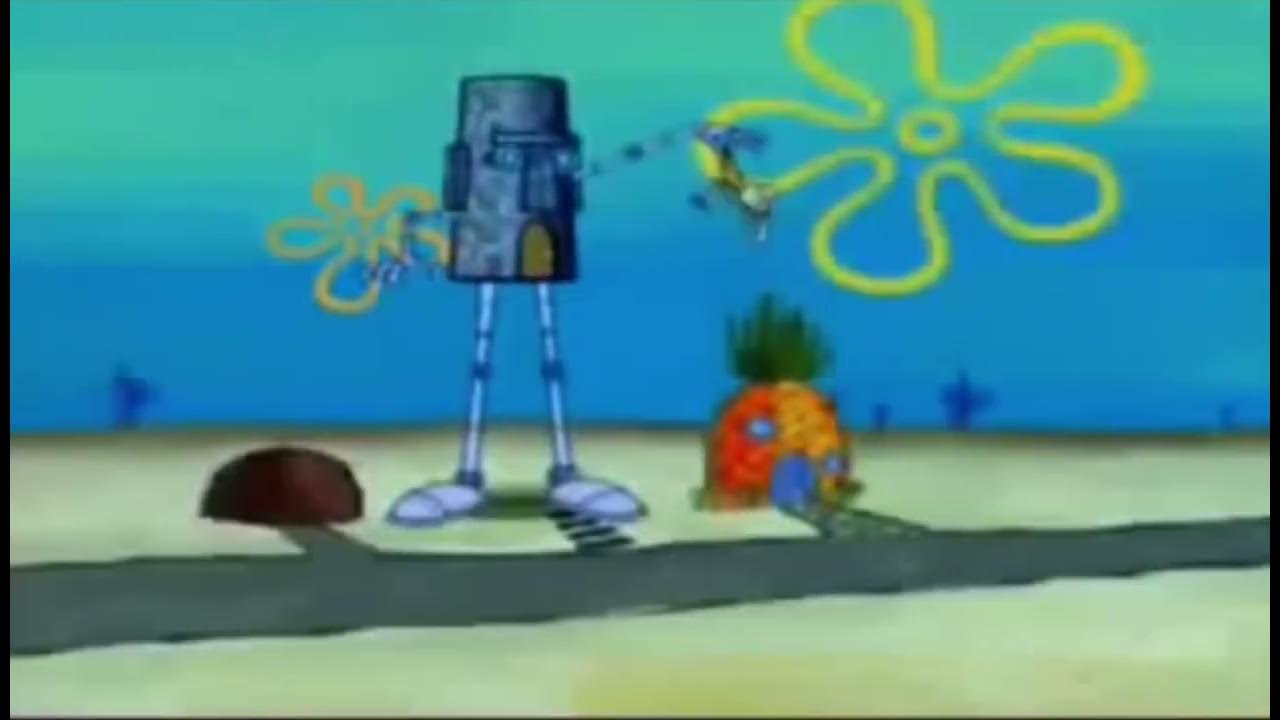 THE SECURITY SYSTEM TAKES CONTROL OF SQUIDWARD'S HOUSE! YouTube