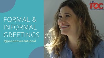 Learn English With Movies & TV Shows Scenes - Formal & Informal Greetings