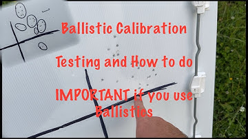 Ballistic Calibration - How to do it without a Chrono