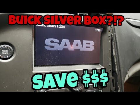 How to Replace the Radio "Silver Box" In your 2011 Saab 9-4x with one from a Buick!