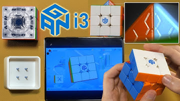 Gan356 i3 Bluetooth Smart Cube  –  Unboxing, X-ray photo, microscopic images, etc